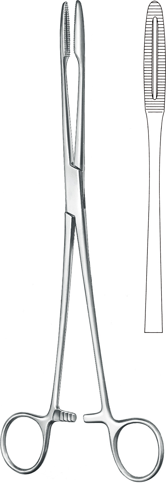 forceps, acc. to Gross-Maier, straight